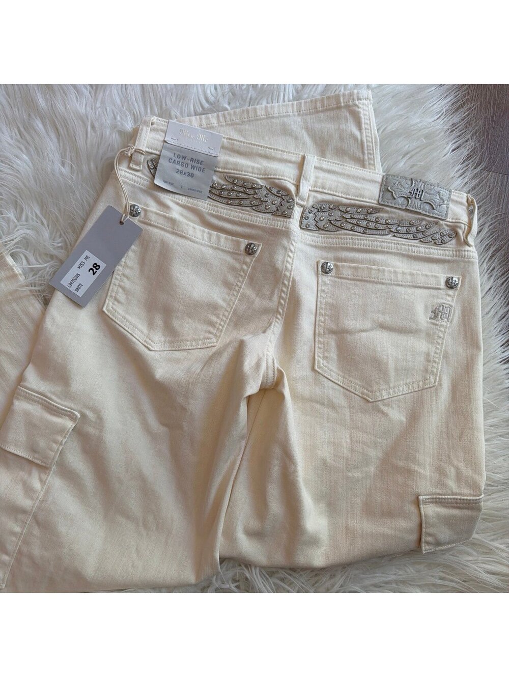 Miss Me cargo jeans size 28 inseam 30